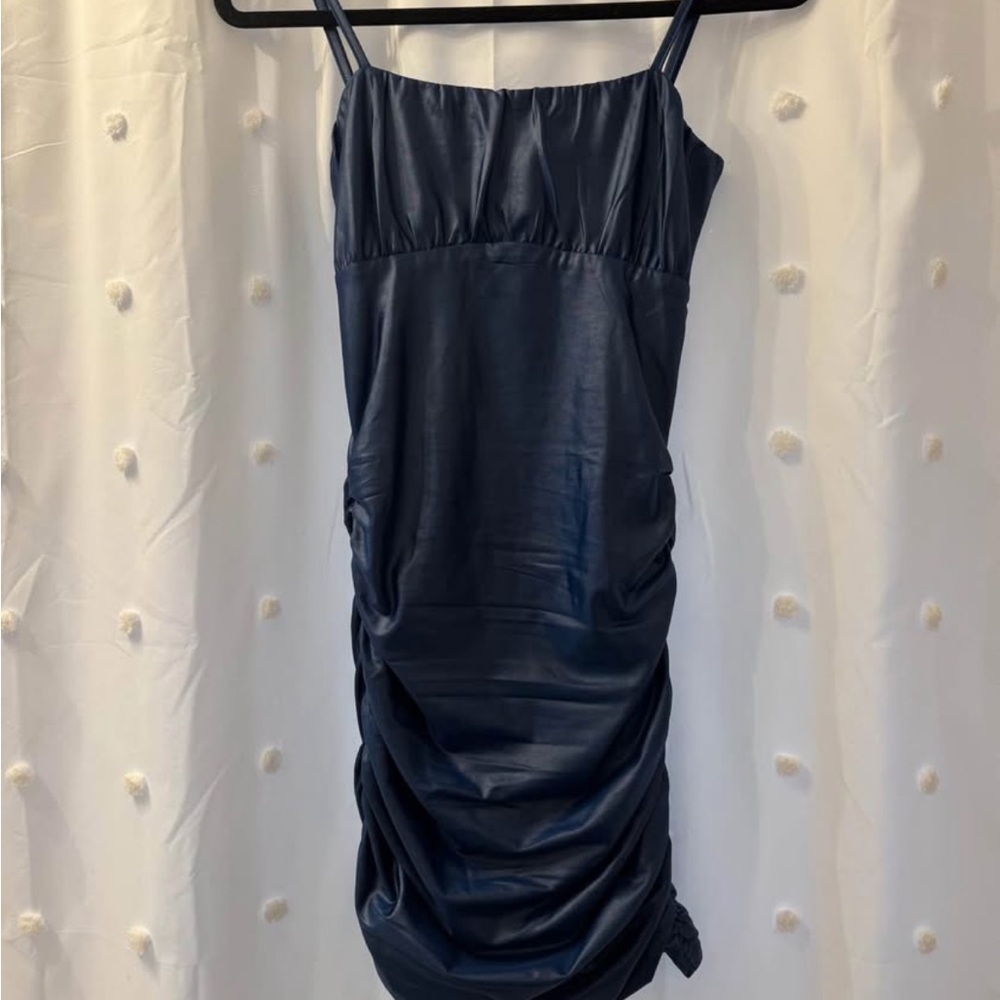 Katie J NYC Midnight Blue Mini Dress